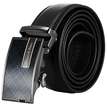 Kronen Sohne Strap Auto Stainless Steel Adjust Buckle Genuine Black Men's Waist Leather Belt Business Dress Suit Gift / KB102
Kronen Sohne Strap Auto Stainless Steel Adjust Buckle Genuine Black Men's Waist Leather Belt Business Dress Suit Gift / KB102