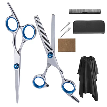 Pro 6' Hair Cutting Barber Stylist Thinning Shears Scissors Styling Capes Hair Cutting Scissors Hairdressing Cloth Capes Combs
Pro 6' Hair Cutting Barber Stylist Thinning Shears Scissors Styling Capes Hair Cutting Scissors Hairdressing Cloth Capes Combs
