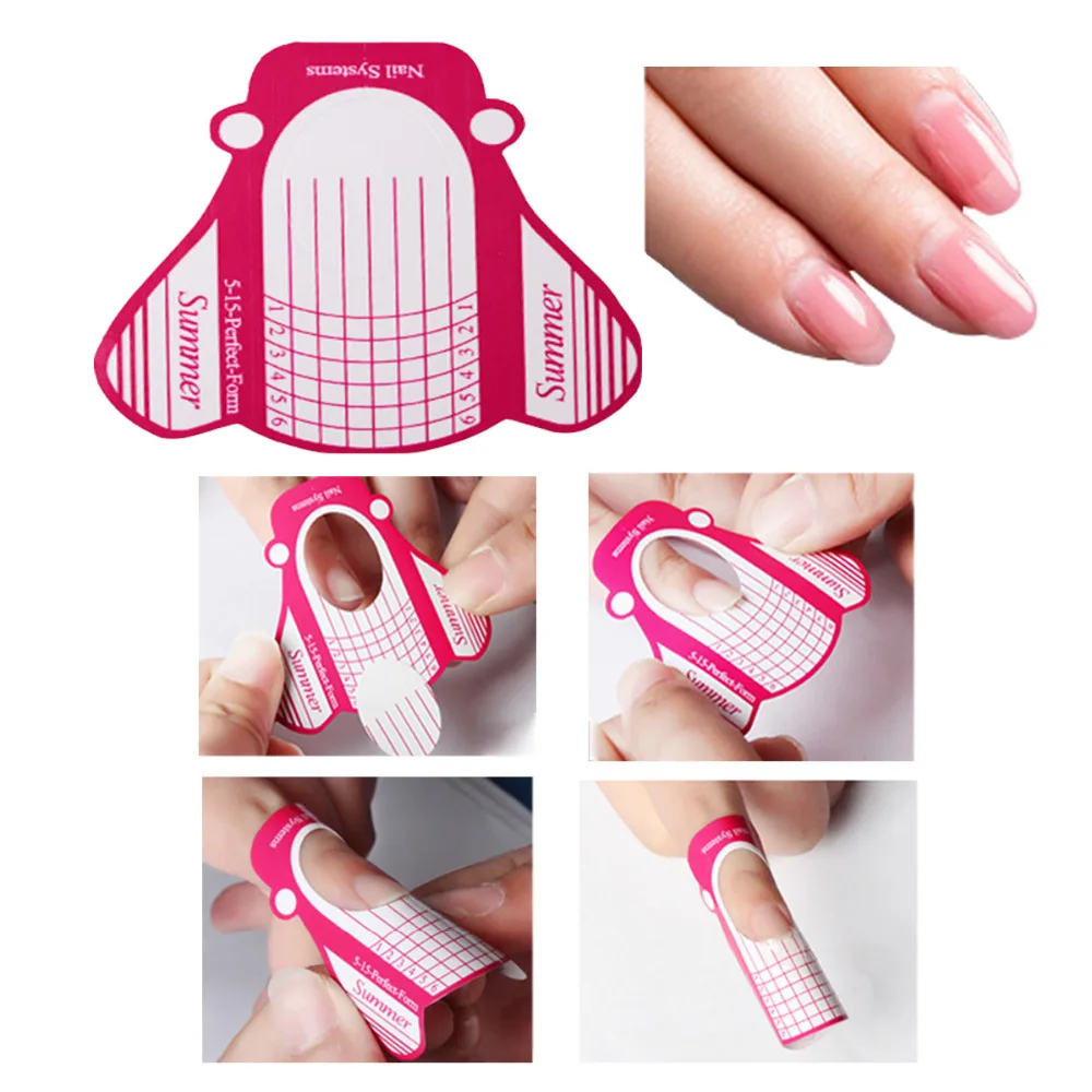 my-Yeah 100Pcs Nail Art Rose Red Bee Shape Nail Extension Forms French Acrylic UV Gel Builder Guide Sticker Stencil Styling Tool
my-Yeah 100Pcs Nail Art Rose Red Bee Shape Nail Extension Forms French Acrylic UV Gel Builder Guide Sticker Stencil Styling Tool