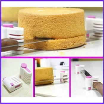 Plastic 2PCS Kitchen DIY Cake Bread Cutter Leveler Slicer Cutting Fixator Tool 5 Layers Tools Cake Decorating Tools
Plastic 2PCS Kitchen DIY Cake Bread Cutter Leveler Slicer Cutting Fixator Tool 5 Layers Tools Cake Decorating Tools