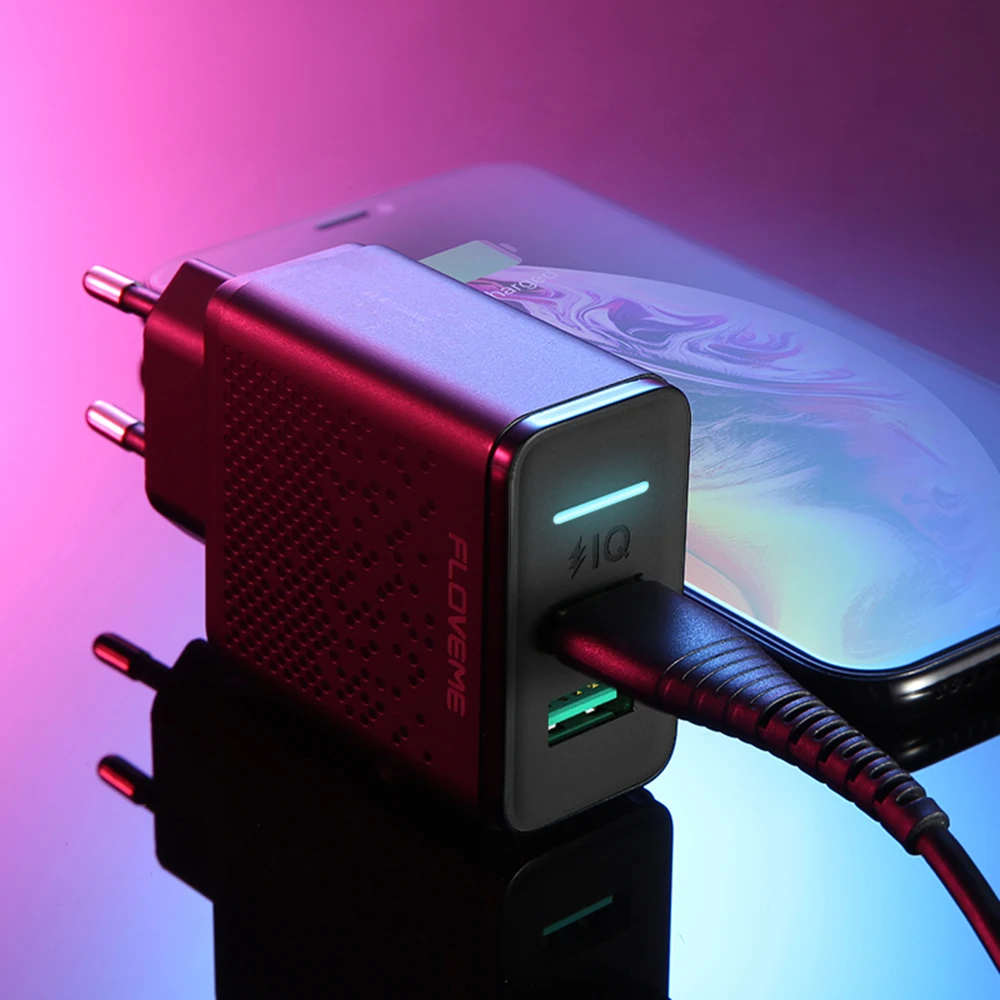 New FLOVEME Dual USB Charger 5V 2.4A Fast Charging Wall Charger Adapter EU Plug For iphone ipad mini Samsung Xiaomi
New FLOVEME Dual USB Charger 5V 2.4A Fast Charging Wall Charger Adapter EU Plug For iphone ipad mini Samsung Xiaomi