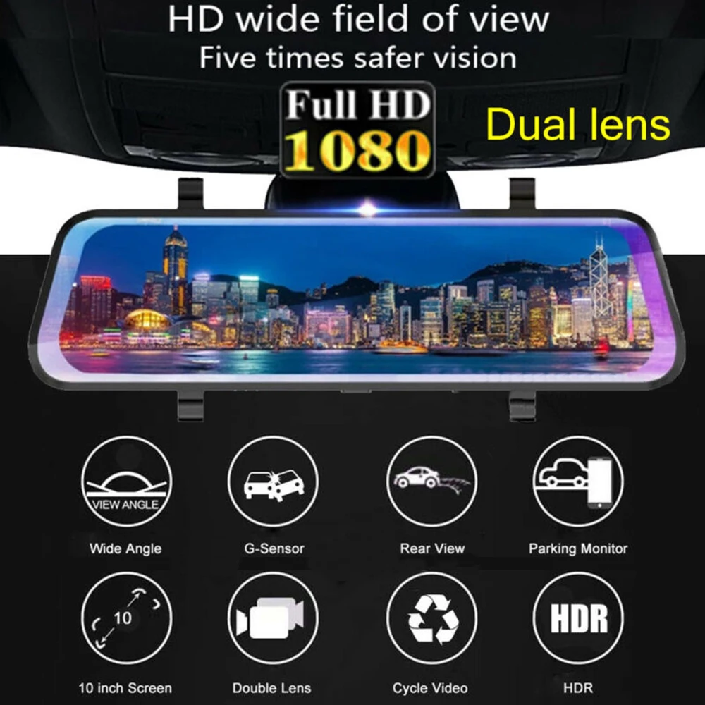 Car Dvr 10 Inch Camera Full HD 1080P Automatic Camera Rear View Mirror With DVR And Camera Recorder Dashcam Car DVRs
Car Dvr 10 Inch Camera Full HD 1080P Automatic Camera Rear View Mirror With DVR And Camera Recorder Dashcam Car DVRs
