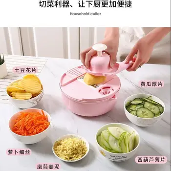 Multifunction Slicer Multi-Function Cutting Food Potato Carrot Veggie Grater Chopper Kitchen Cutting Machine Cheese Grater
Multifunction Slicer Multi-Function Cutting Food Potato Carrot Veggie Grater Chopper Kitchen Cutting Machine Cheese Grater
