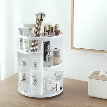 Mrosaa 360-degree Rotating Makeup Organizer Box Brush Holder Jewelry Organizer Case Jewelry Makeup Cosmetic Storage Box
Mrosaa 360-degree Rotating Makeup Organizer Box Brush Holder Jewelry Organizer Case Jewelry Makeup Cosmetic Storage Box