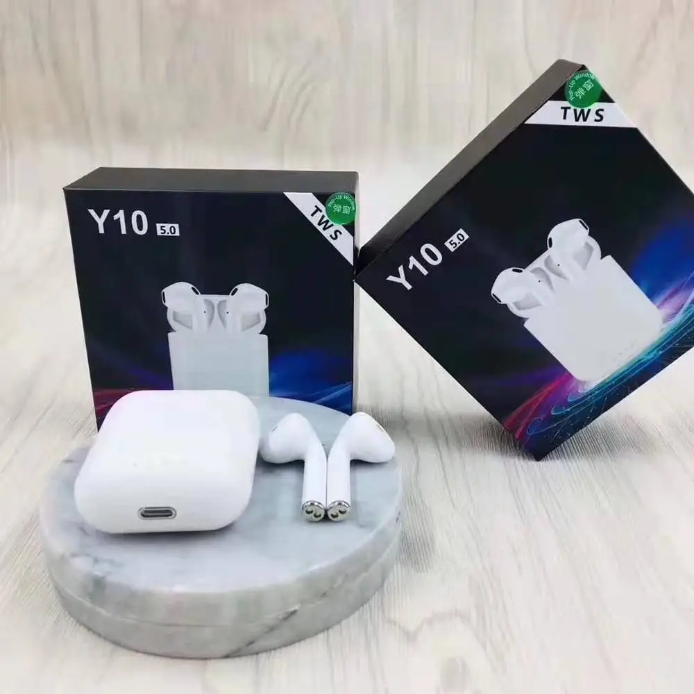 Y10 TWS Wireless Stereo earbuds wireless bluetooth earphone for Huawei iPhone Sport Bluetooth 5.0 Headset ith charging box
Y10 TWS Wireless Stereo earbuds wireless bluetooth earphone for Huawei iPhone Sport Bluetooth 5.0 Headset ith charging box