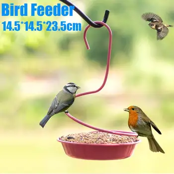 Hanging Bird Feeder Outdoor Pink Iron Bird Waterers for Parrots Pet Birds Feeding Supplies for Park Garden Window
Hanging Bird Feeder Outdoor Pink Iron Bird Waterers for Parrots Pet Birds Feeding Supplies for Park Garden Window