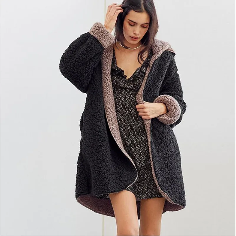 Women clothes 2019 Autumn Winter Overcoat plus size faux fur coat soft fake fur coat Pocket Teddy Outwear artificial fur coats
Women clothes 2019 Autumn Winter Overcoat plus size faux fur coat soft fake fur coat Pocket Teddy Outwear artificial fur coats