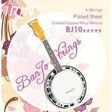 4Pcs Banjo String Set Stainless Steel Coated Copper Alloy Wound String Banjo Replacement Parts Stringed Instrument Accessories
4Pcs Banjo String Set Stainless Steel Coated Copper Alloy Wound String Banjo Replacement Parts Stringed Instrument Accessories