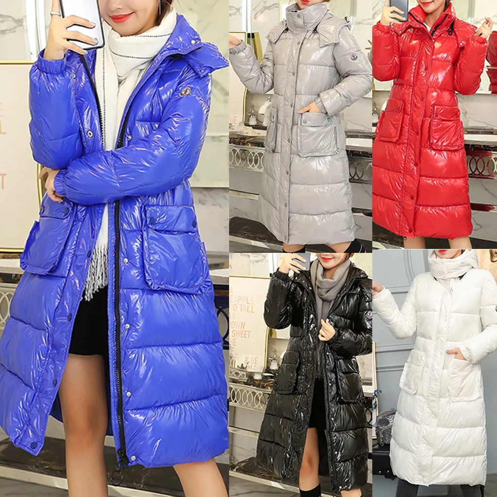 2019 News Women's Fashion Solid Winter Warm Thick Solid Outerwear Long Sleeve Cotton Winter Jacket Solid Long-Sleeved Coat
2019 News Women's Fashion Solid Winter Warm Thick Solid Outerwear Long Sleeve Cotton Winter Jacket Solid Long-Sleeved Coat