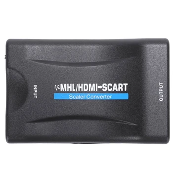 HDMI to SCART Converter HDMI Input SCART Output Composite Video HD Stereo Audio Adapter 720p / 1080p for HDTV DVD NTSC PAL to HD
HDMI to SCART Converter HDMI Input SCART Output Composite Video HD Stereo Audio Adapter 720p / 1080p for HDTV DVD NTSC PAL to HD