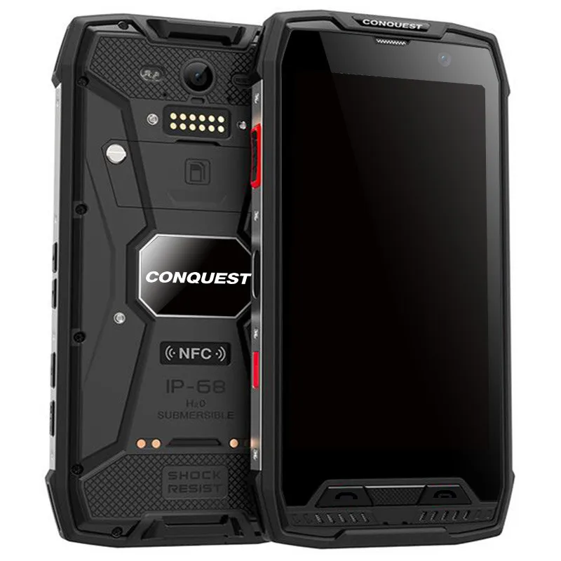 Original Conquest S11 Rugged Smartphone IP68 Waterproof 5.0 Inch IPS Android 7.0 6GB RAM 128GB ROM NFC 16MP Cam Mobile Phones
Original Conquest S11 Rugged Smartphone IP68 Waterproof 5.0 Inch IPS Android 7.0 6GB RAM 128GB ROM NFC 16MP Cam Mobile Phones