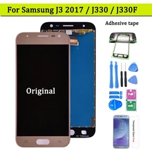Écran LCD tactile avec numériseur pour Samsung Galaxy, pour modèles J3, J330, J330F/DS, J330G/DS, double SIM, assemblé, 2017=