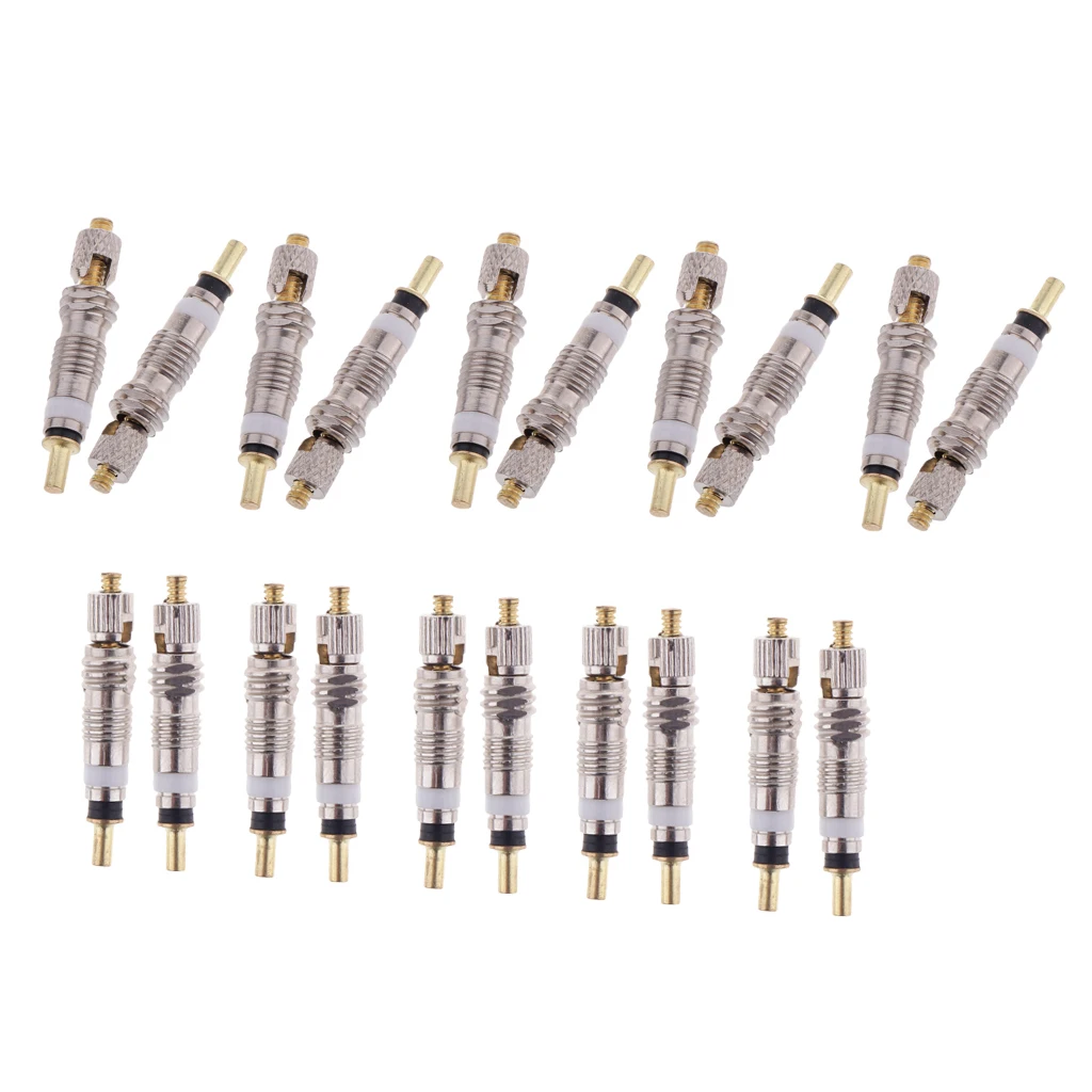 20-Counted Tubeless Presta Valve Core Repaired Tool Kits Cycling Components for Road Bikes and Mountain Bicycles 20-Counted Tubeless Presta Valve Core Repaired Tool Kits Cycling Components for Road Bikes and Mountain Bicycles