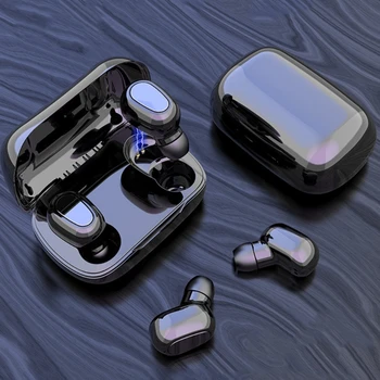 L21 Wireless Bluetooth 5.0 Mini Earbuds Portable Handsfree Microphone Headset with Charging Case Sport Driving Stereo Earphone
L21 Wireless Bluetooth 5.0 Mini Earbuds Portable Handsfree Microphone Headset with Charging Case Sport Driving Stereo Earphone