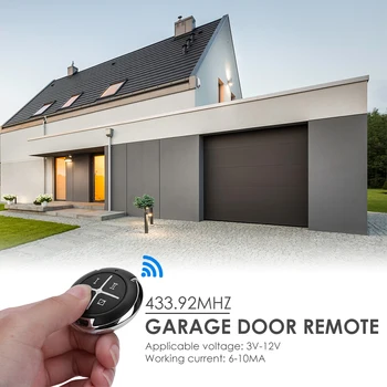 4 Buttons 433MHz Remote Control Round High Compatibility Easily Carrying Garage Door Electric Gate Opener Key Fob
4 Buttons 433MHz Remote Control Round High Compatibility Easily Carrying Garage Door Electric Gate Opener Key Fob
