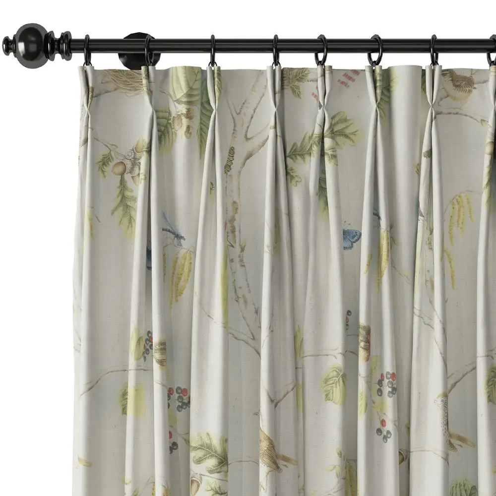 Luna Pinch Pleat Animals Print Curtain Polyester Window Drapery, Size and Liner Custom Made, (1 Panel) For Track Traverse Rod
Luna Pinch Pleat Animals Print Curtain Polyester Window Drapery, Size and Liner Custom Made, (1 Panel) For Track Traverse Rod