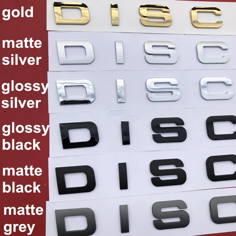 Star Shine Black Letters Emblem Badge for DISCOVERY 5 Sport SUV Car Styling Hood and Trunk Sticker Matte Grey glossy gold Silver
Star Shine Black Letters Emblem Badge for DISCOVERY 5 Sport SUV Car Styling Hood and Trunk Sticker Matte Grey glossy gold Silver