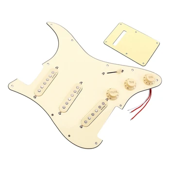 Loaded Prewired SSS Alnico 5 Alnico V HOT Pickups Pickguard Set for Strat Guitar
Loaded Prewired SSS Alnico 5 Alnico V HOT Pickups Pickguard Set for Strat Guitar