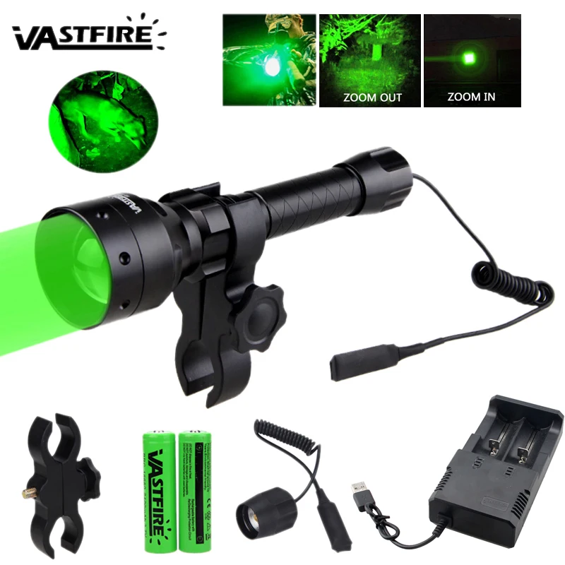 XP-E2 Tactical Hunting Flashlight Zoomable 500 Yards 55mm Lens UF-1405 pistol light+Rifle Scope Mount+2*18650+USB Charger+Switch
XP-E2 Tactical Hunting Flashlight Zoomable 500 Yards 55mm Lens UF-1405 pistol light+Rifle Scope Mount+2*18650+USB Charger+Switch