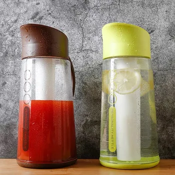 Cold Water Bottle with Insert Ice Stick Plastic Pitcher with Ant-Dilution Ice Container Water Dispenser for Juice Tea Beer
Cold Water Bottle with Insert Ice Stick Plastic Pitcher with Ant-Dilution Ice Container Water Dispenser for Juice Tea Beer