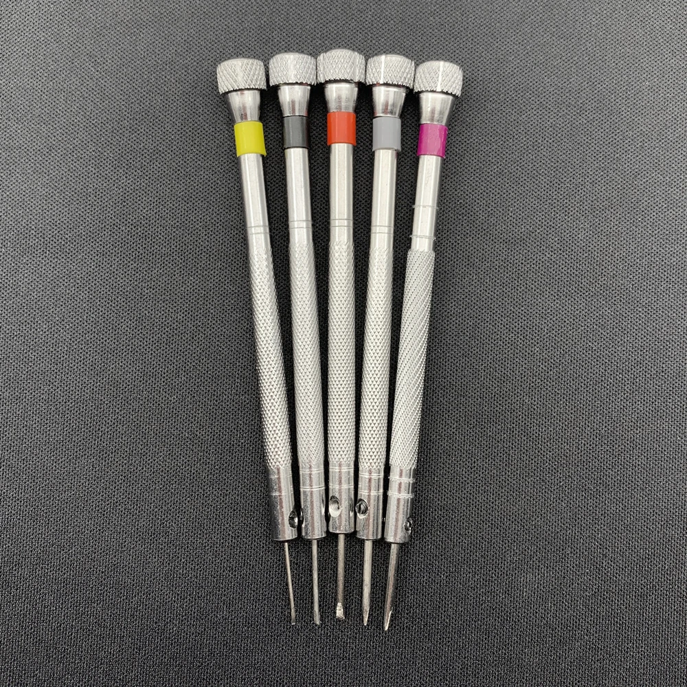 Silver Clock Watch Tools Parts Mini 5 PCS Tone Screwdriver Set for Watch Repair Tool Kit Band Link Pin Remover Screwdrivers
Silver Clock Watch Tools Parts Mini 5 PCS Tone Screwdriver Set for Watch Repair Tool Kit Band Link Pin Remover Screwdrivers