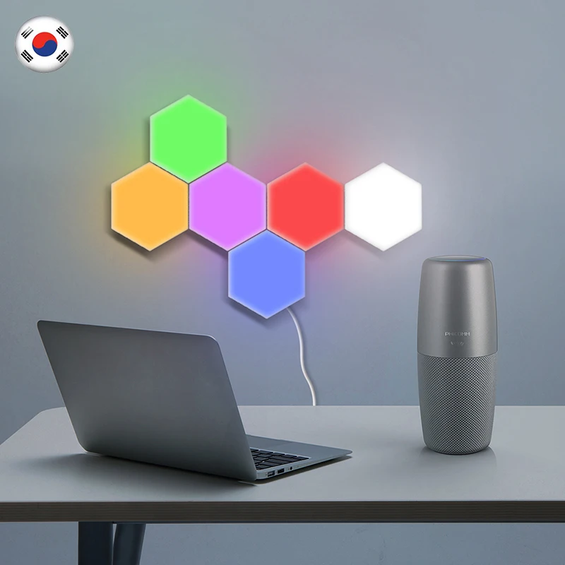 Touch Sensitive Sensor Cololight DIY Colorful Quantum Lamp Helios Touch Wall Lamp Quantum lamp LED Magnetic Wall Light 6 set NEW
Touch Sensitive Sensor Cololight DIY Colorful Quantum Lamp Helios Touch Wall Lamp Quantum lamp LED Magnetic Wall Light 6 set NEW