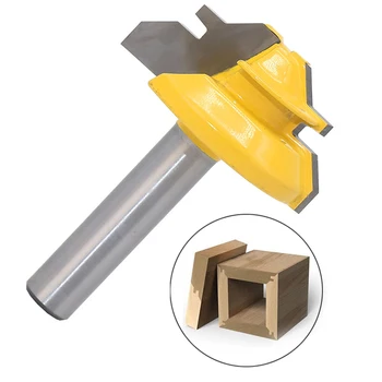 1pc Shank Lock Miter Router Bit 45 Degree 8 Milling Joint Tenon Cutter Workshop Equipment Power Tools
1pc Shank Lock Miter Router Bit 45 Degree 8 Milling Joint Tenon Cutter Workshop Equipment Power Tools