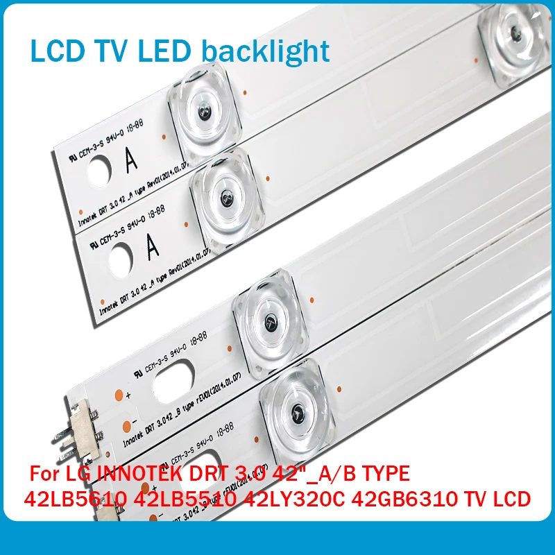 100% Новый 16 шт (8 * A 8 B) светодиодный полоски для LG INNOTEK DRT 3 0 42 " A/B Тип 6916L 1709B 1710B 1957E