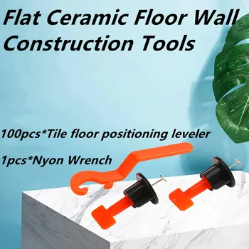 50Pcs Flat Ceramic Floor Wall Construction Tools Reusable Tile Leveling System Kittile Leveling System Kit For Tile
50Pcs Flat Ceramic Floor Wall Construction Tools Reusable Tile Leveling System Kittile Leveling System Kit For Tile