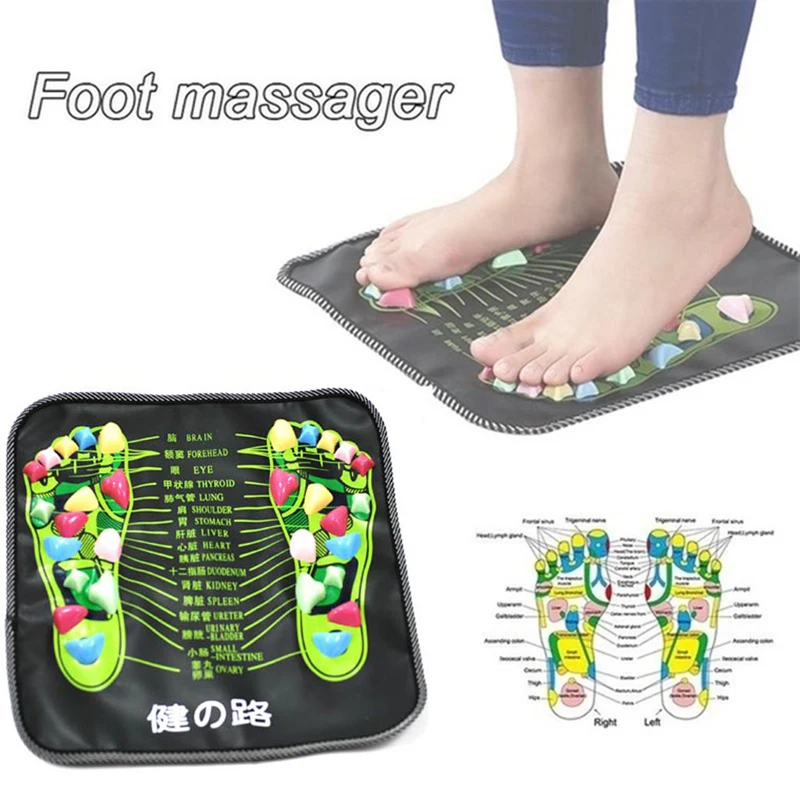 Reflexology Walk Stone Foot Massage Pad Health Care Acupressure Mat Body Foot Leg Pain Relieve Relief Health Care Massageador
Reflexology Walk Stone Foot Massage Pad Health Care Acupressure Mat Body Foot Leg Pain Relieve Relief Health Care Massageador