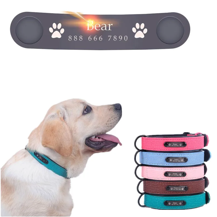 Pet Collars With Name ID Tag Personalized Cats Dog Collars microfiber PU leather Pets Collars Necklace
Pet Collars With Name ID Tag Personalized Cats Dog Collars microfiber PU leather Pets Collars Necklace