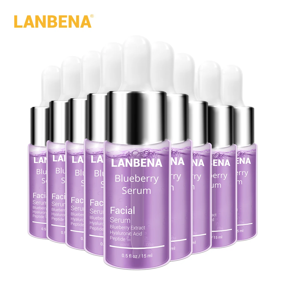 Lanbena Blueberry Serum Make Skin Delicate Reduces Fine Line Remove Rims Improved Loose Skin Keep Solid Hydrated 10 -pcs
Lanbena Blueberry Serum Make Skin Delicate Reduces Fine Line Remove Rims Improved Loose Skin Keep Solid Hydrated 10 -pcs