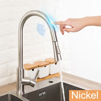 GAPPO Stainless Steel Touch Control Kitchen Faucets Smart Sensor Kitchen Mixer Touch Faucet for Kitchen Pull Out Sink Taps
GAPPO Stainless Steel Touch Control Kitchen Faucets Smart Sensor Kitchen Mixer Touch Faucet for Kitchen Pull Out Sink Taps
