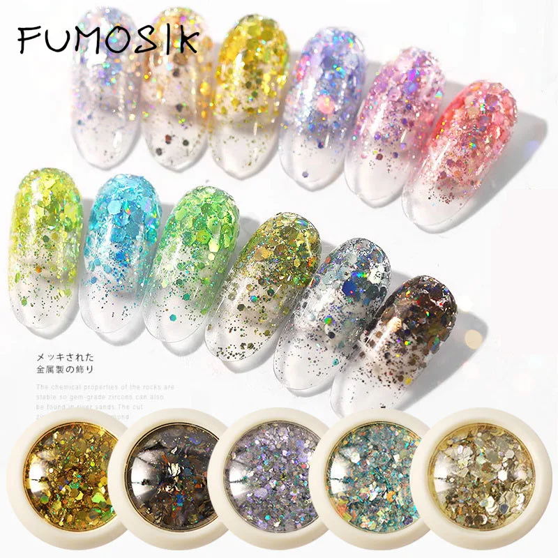 6 Pcs/Set Nail art Nail Colorful Mix Nail Glitter Powder Sequins Powder For Nail Art Decoration
6 Pcs/Set Nail art Nail Colorful Mix Nail Glitter Powder Sequins Powder For Nail Art Decoration