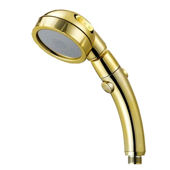 3 In 1 High Pressure Showehead Handheld Shower Head with ON/OFF Pause Switch Gold
3 In 1 High Pressure Showehead Handheld Shower Head with ON/OFF Pause Switch Gold