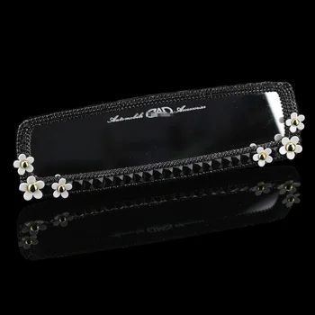 Car Diamond Interior Rearview Mirror Decoration Daisy Flower Crystal Car Rear View Mirror for Girls Women Auto Accessories Black
Car Diamond Interior Rearview Mirror Decoration Daisy Flower Crystal Car Rear View Mirror for Girls Women Auto Accessories Black