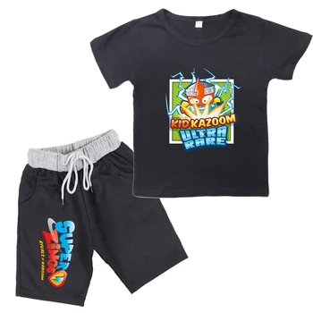 Cute Hot Sale Child Super Zings Short Sleeve Shorts Suit Kids Cotton T Shirt Boys Girls Top Children Casual Suit
Cute Hot Sale Child Super Zings Short Sleeve Shorts Suit Kids Cotton T Shirt Boys Girls Top Children Casual Suit