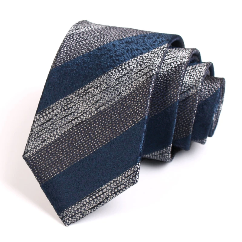 

2020 New Design Fashion Formal Ties For Men High Quality Gentleman 7CM Striped Business Suit Work Necktie With Gift Box