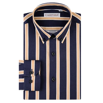 Men's Long Sleeve Standard-fit Casual Multi-Color Striped Shirt Pocket-less Design Comfortable Cotton Blend Button-down Shirts
Men's Long Sleeve Standard-fit Casual Multi-Color Striped Shirt Pocket-less Design Comfortable Cotton Blend Button-down Shirts