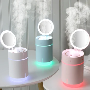 2 in 1 USB Humidifier Makeup Mirror Ultrasonic Home Car Office Humidifiers with 7 Colors Night Light Makeup Mirror
2 in 1 USB Humidifier Makeup Mirror Ultrasonic Home Car Office Humidifiers with 7 Colors Night Light Makeup Mirror