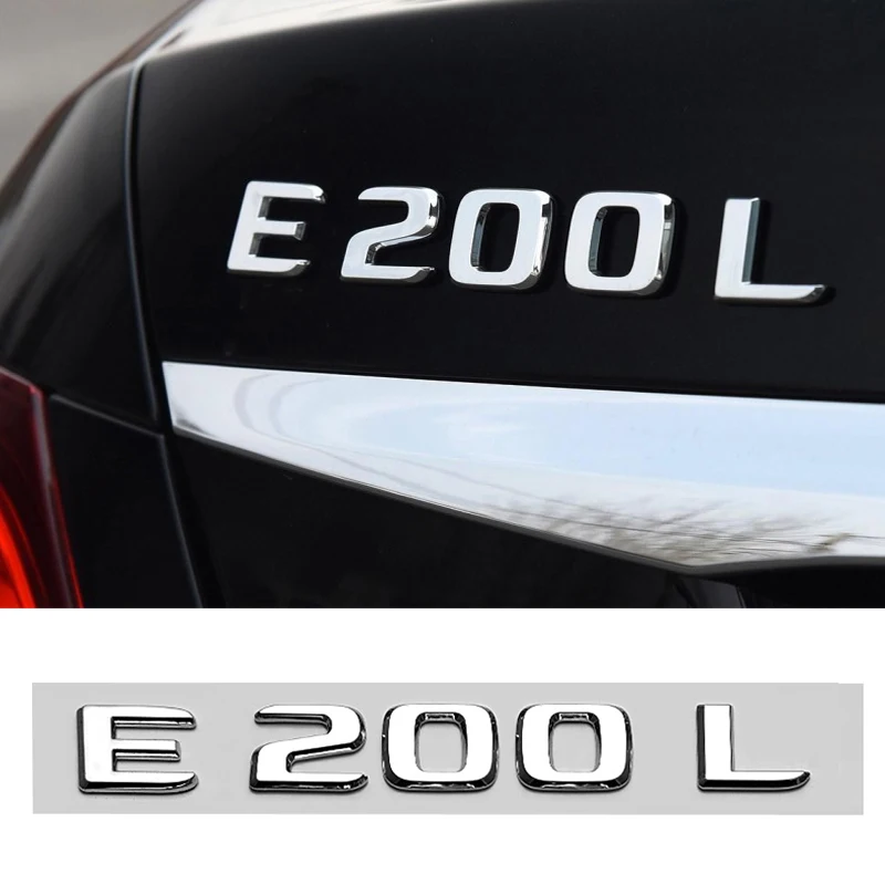 E200L Number Letter Trunk Sticker For Mercedes Benz W212 W210 W211 E200L Bumper Emblem Badge Car Rear Sticker Car Accessories
E200L Number Letter Trunk Sticker For Mercedes Benz W212 W210 W211 E200L Bumper Emblem Badge Car Rear Sticker Car Accessories