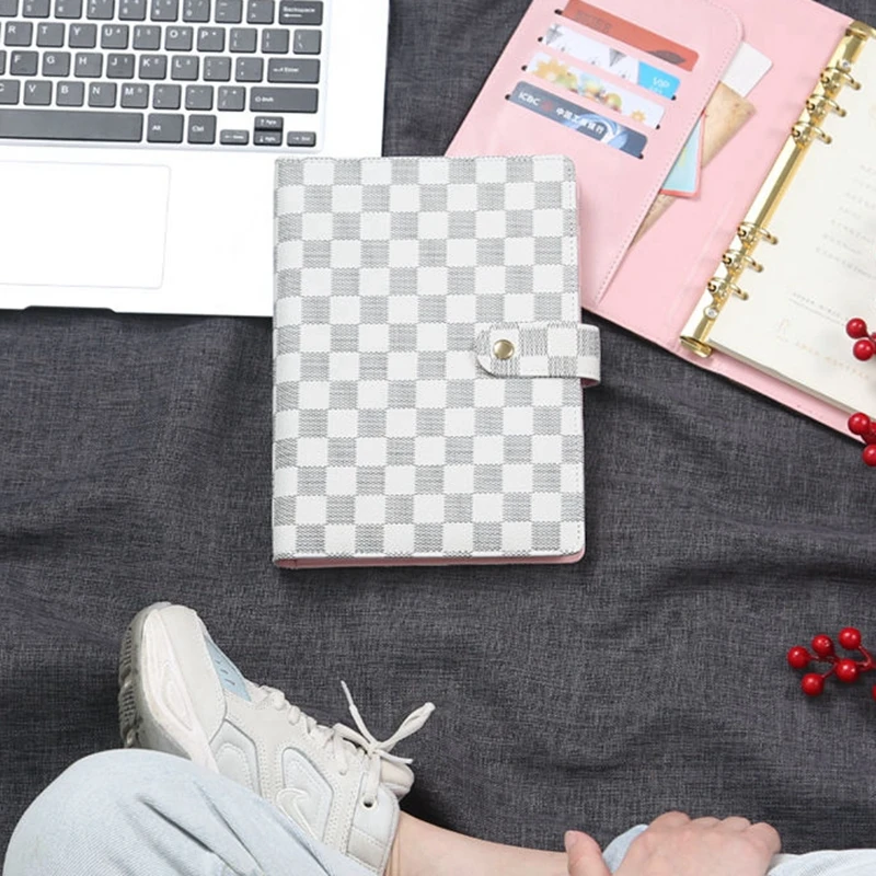 Refill Writing Journal Notebook leather A5 A6,Binder 6 Rings Loose Leaf Travel Journal Notepad,A5 Checkered Planner Agenda Dupe
Refill Writing Journal Notebook leather A5 A6,Binder 6 Rings Loose Leaf Travel Journal Notepad,A5 Checkered Planner Agenda Dupe