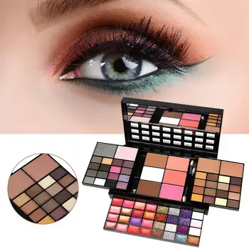 Makeup Combination 72 Color Eyeshadow Palette Set Makeup Set + Lip Gloss + Blush + Concealer Make Up Brush Kit Cosmetics 
Makeup Combination 72 Color Eyeshadow Palette Set Makeup Set + Lip Gloss + Blush + Concealer Make Up Brush Kit Cosmetics