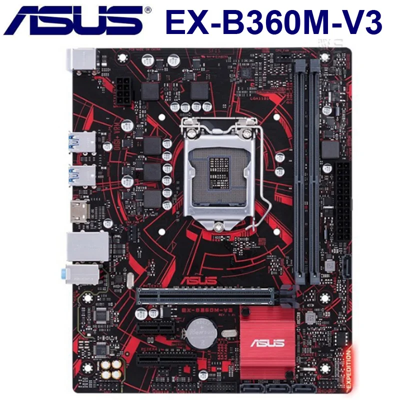 Материнская плата Asus поддержка 8-го поколения ЦП 9-го Intel B360 LGA 1151 DDR4 32 ГБ
