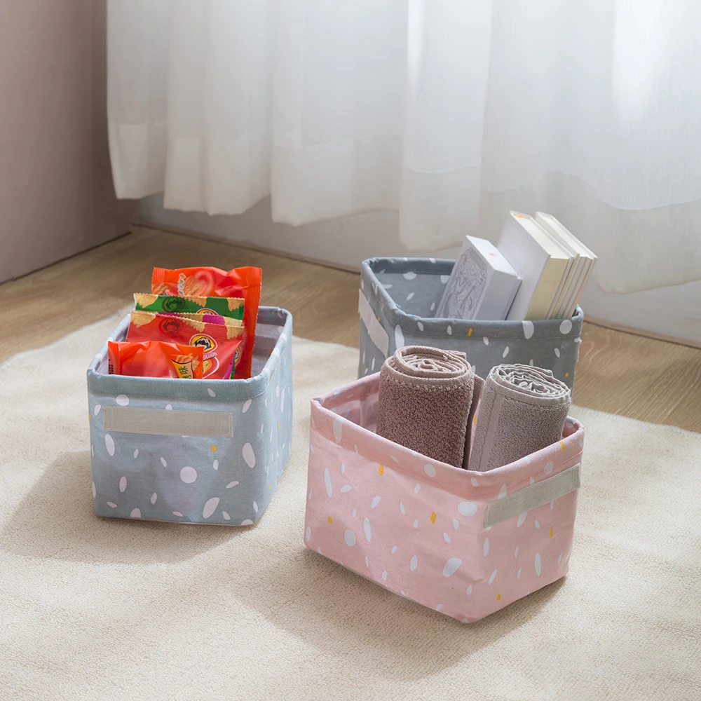 Foldable Sundries Storage basket Cute Printing Cosmetics Container Multifunction Cotton Linen Storage Basket Desktop organizer
Foldable Sundries Storage basket Cute Printing Cosmetics Container Multifunction Cotton Linen Storage Basket Desktop organizer