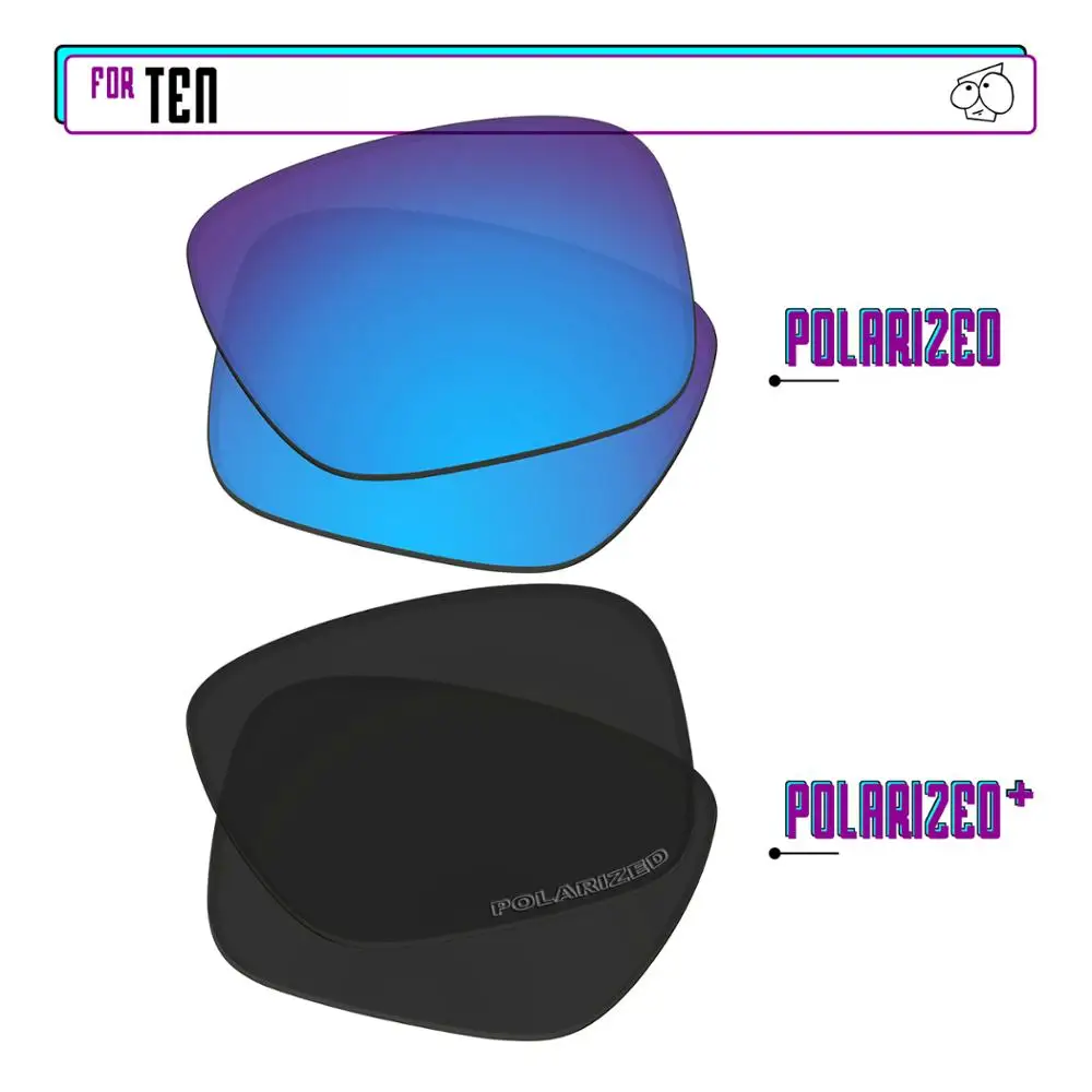 EZReplace Polarized Replacement Lenses for - Oakley Ten Sunglasses - Black P Plus-Blue P
EZReplace Polarized Replacement Lenses for - Oakley Ten Sunglasses - Black P Plus-Blue P
