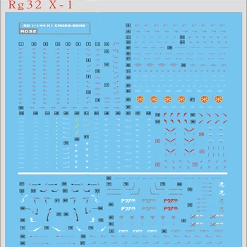 Creative DIY Water Decal Stickers for Bandai RG 1/144 X1 Crossbone Gundam X1 Model Stickers Parts
Creative DIY Water Decal Stickers for Bandai RG 1/144 X1 Crossbone Gundam X1 Model Stickers Parts