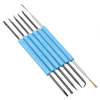 6pcs Carbon Steel Desoldering Aid Tool PCB Repair Assembly Work Solder Assist Tool Kit For Welding Working Tool
6pcs Carbon Steel Desoldering Aid Tool PCB Repair Assembly Work Solder Assist Tool Kit For Welding Working Tool