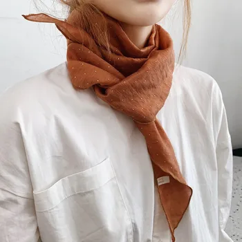 spring and summer new style ladies scarf Korean little starry hot sale diamond decorative girls polyester scarf 
spring and summer new style ladies scarf Korean little starry hot sale diamond decorative girls polyester scarf