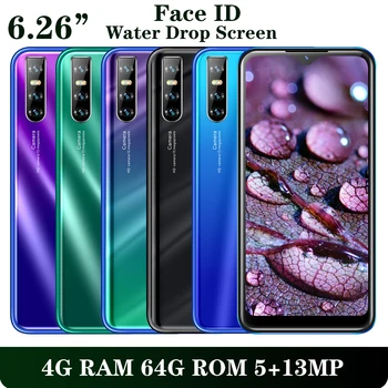 Face id Unlocked A10 Quad core 4G RAM 64G ROM Smartphones celulars Mobile Phones Water Drop Big screen Android Phones 6.26inch
Face id Unlocked A10 Quad core 4G RAM 64G ROM Smartphones celulars Mobile Phones Water Drop Big screen Android Phones 6.26inch